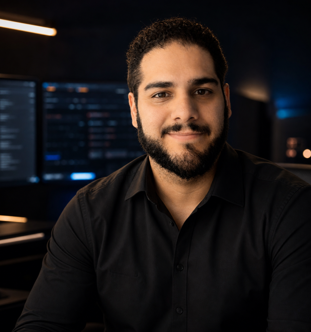 Pedro R. Zabala in a modern technical workspace